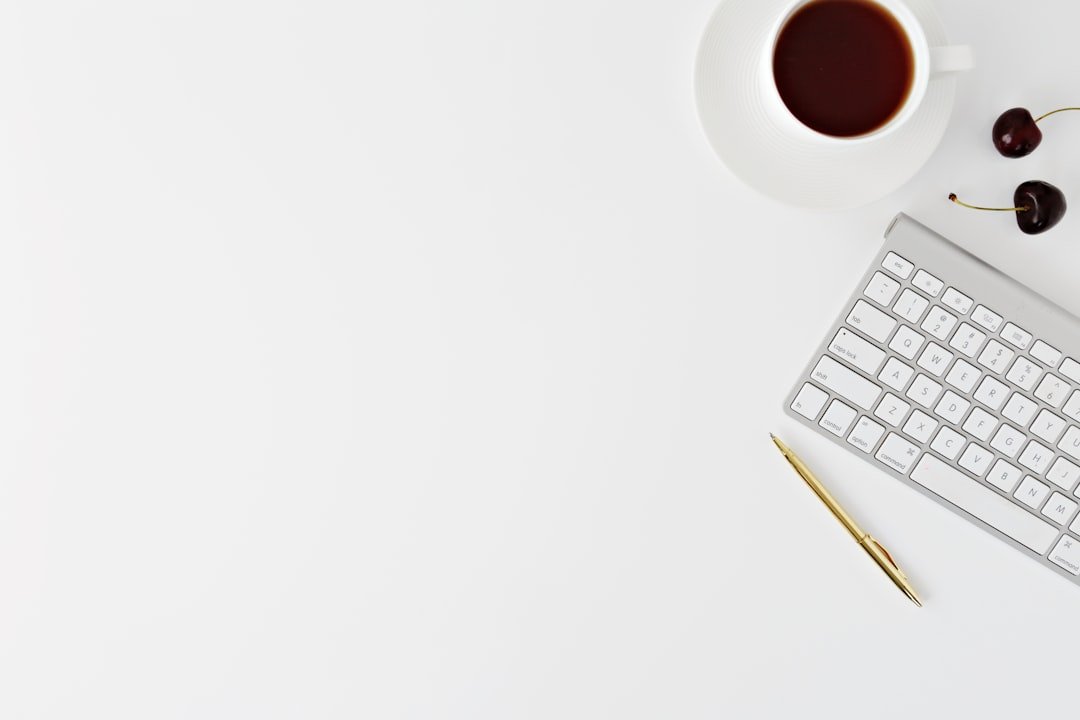 academic writing desk keyboard