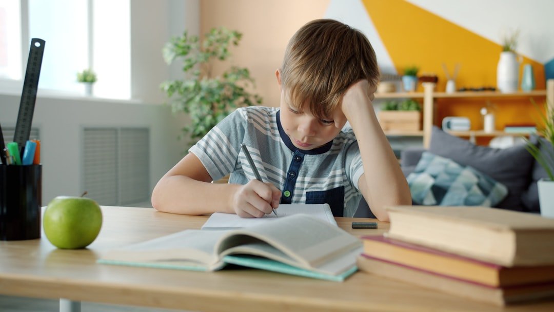 student studying grammar errors