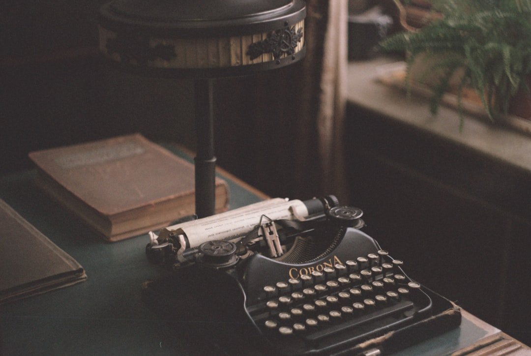 typewriter manuscript editing writing process