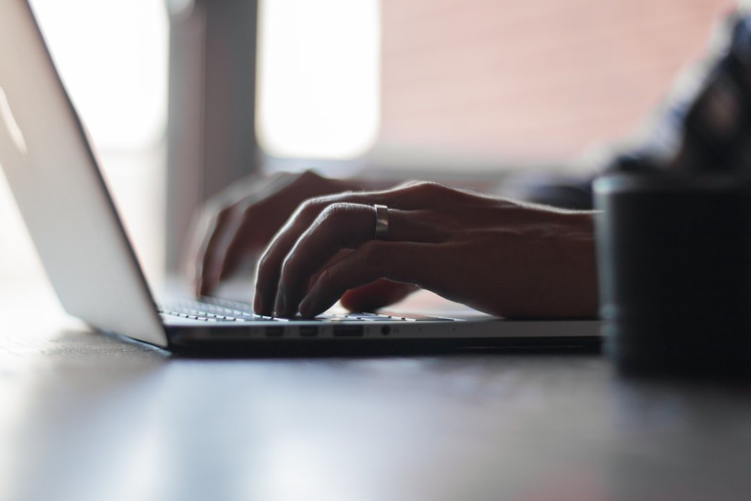 laptop keyboard typing fast