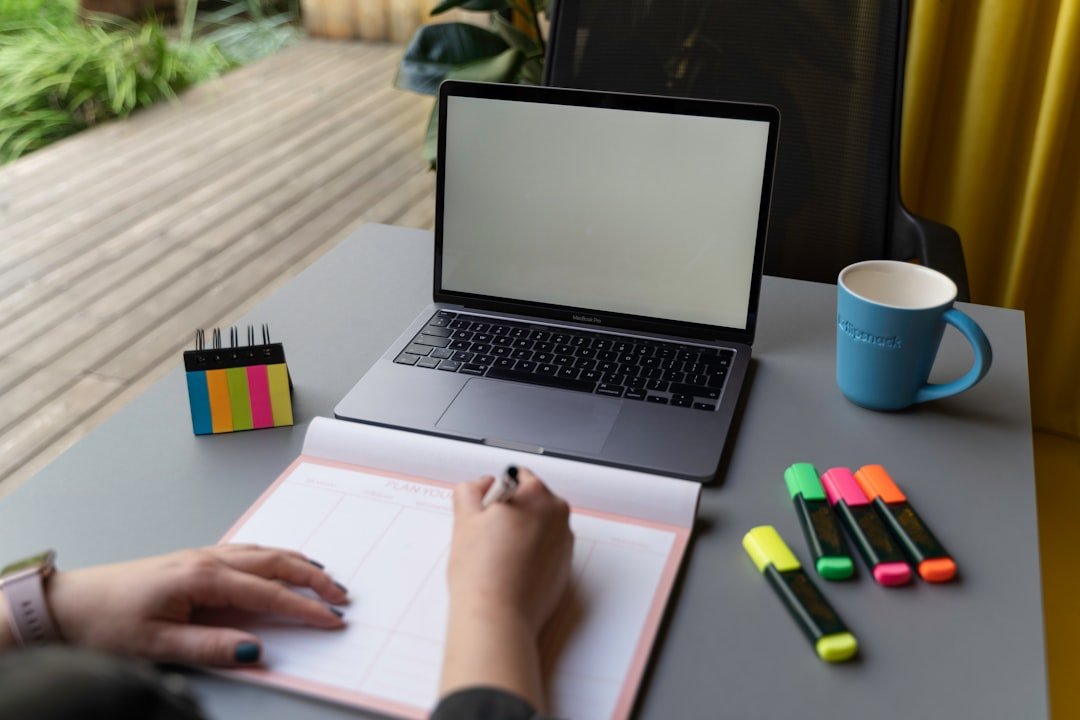 structured outline writing desk