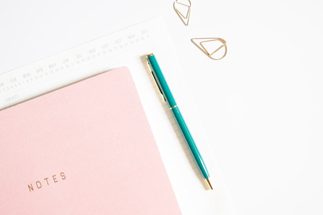 grammar rules notebook pen