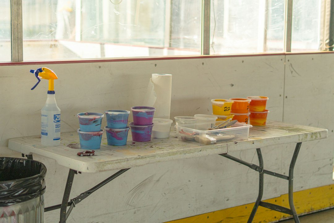 volunteer supplies table